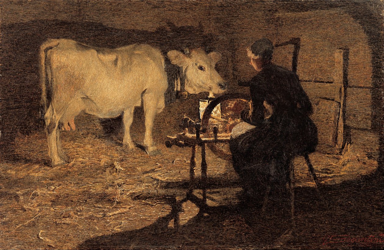 Spinnen von Giovanni Segantini