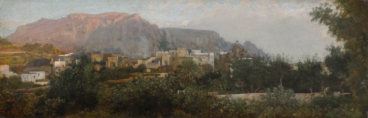 Abenddämmerung in Capri von Giovanni (1826 1903) Costa