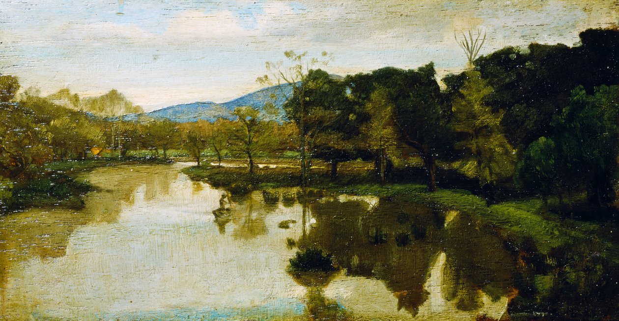 Studie für Toter Fluss von Giovanni Costa