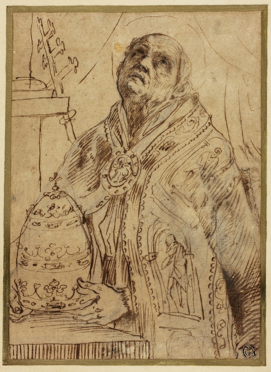 Päpstlicher Heiliger von Giovanni Antonio Burrini