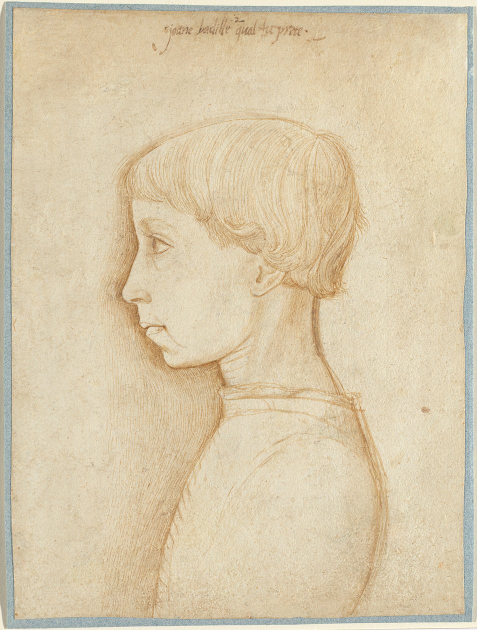 Porträt eines Jungen im Profil von Giovanni Badile