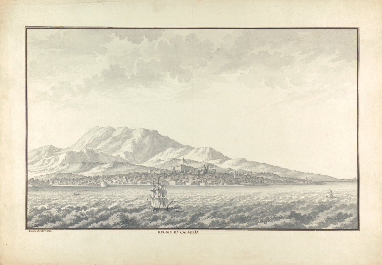Reggio di Calabria von Giovanni Battista Borra