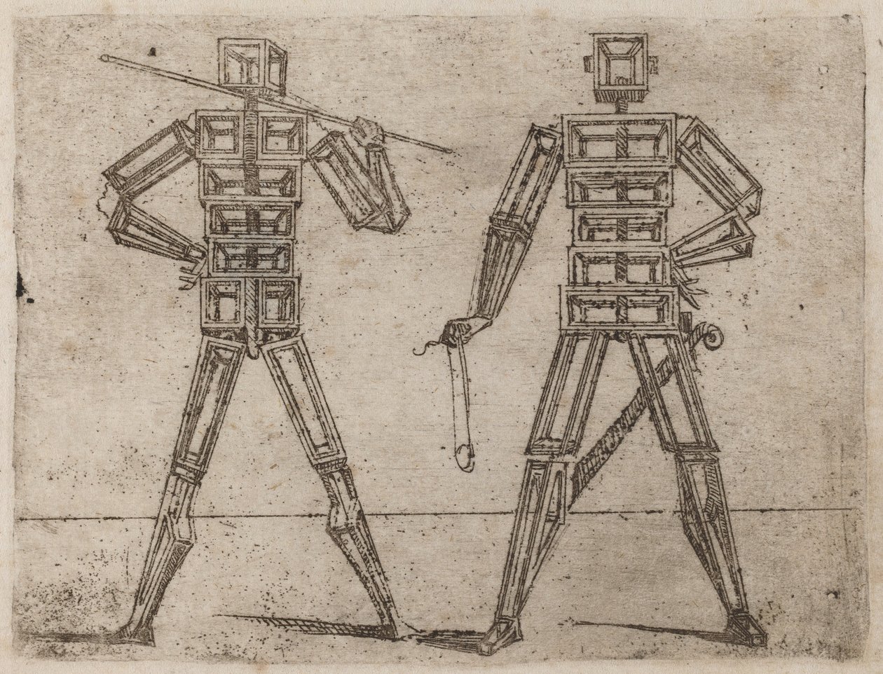 Aus "Bizzarie di varie Figure" von Giovanni Battista Bracelli