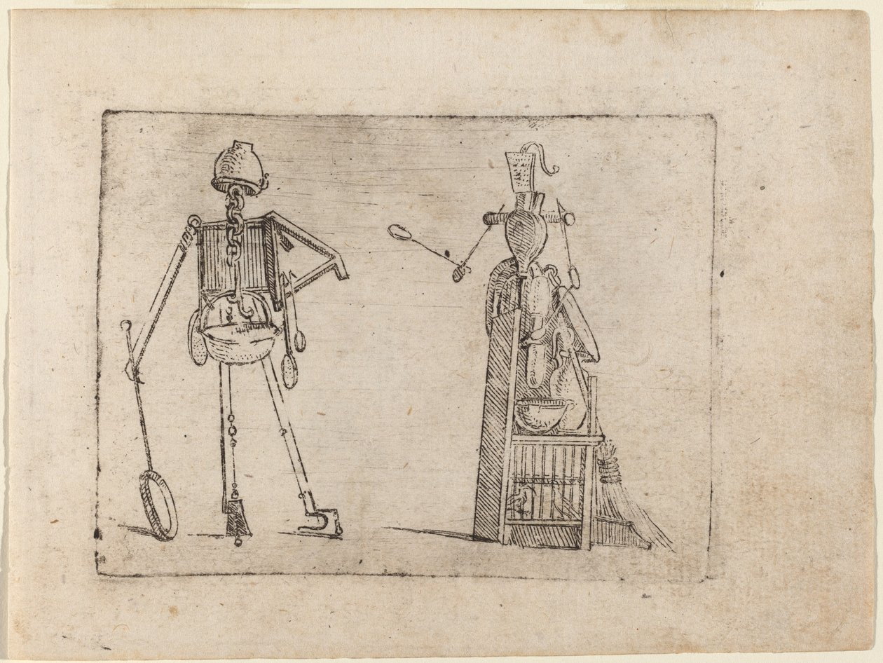 Aus "Bizzarie di varie Figure" von Giovanni Battista Bracelli