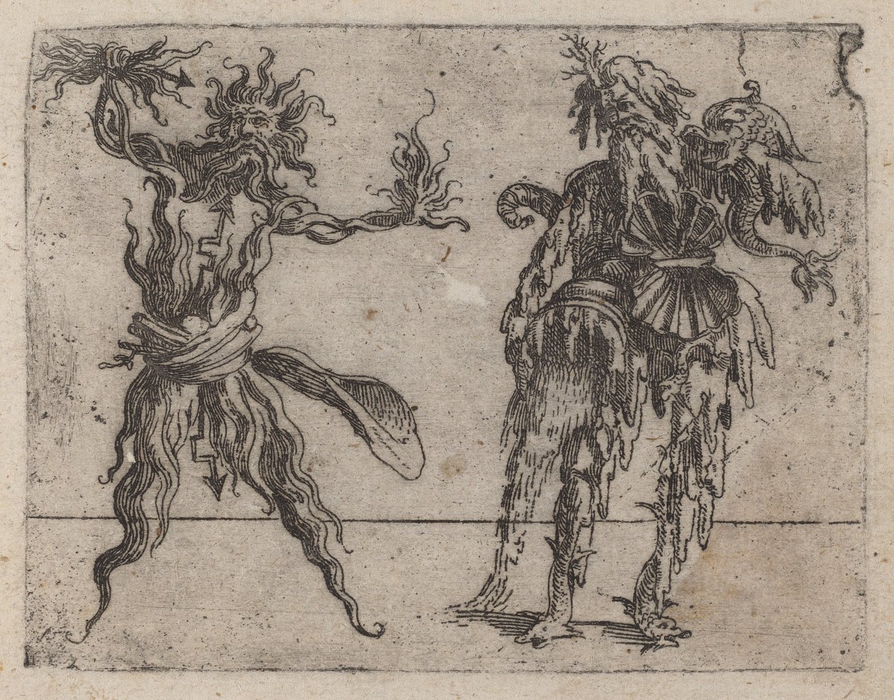 Aus "Bizzarie di varie Figure" von Giovanni Battista Bracelli
