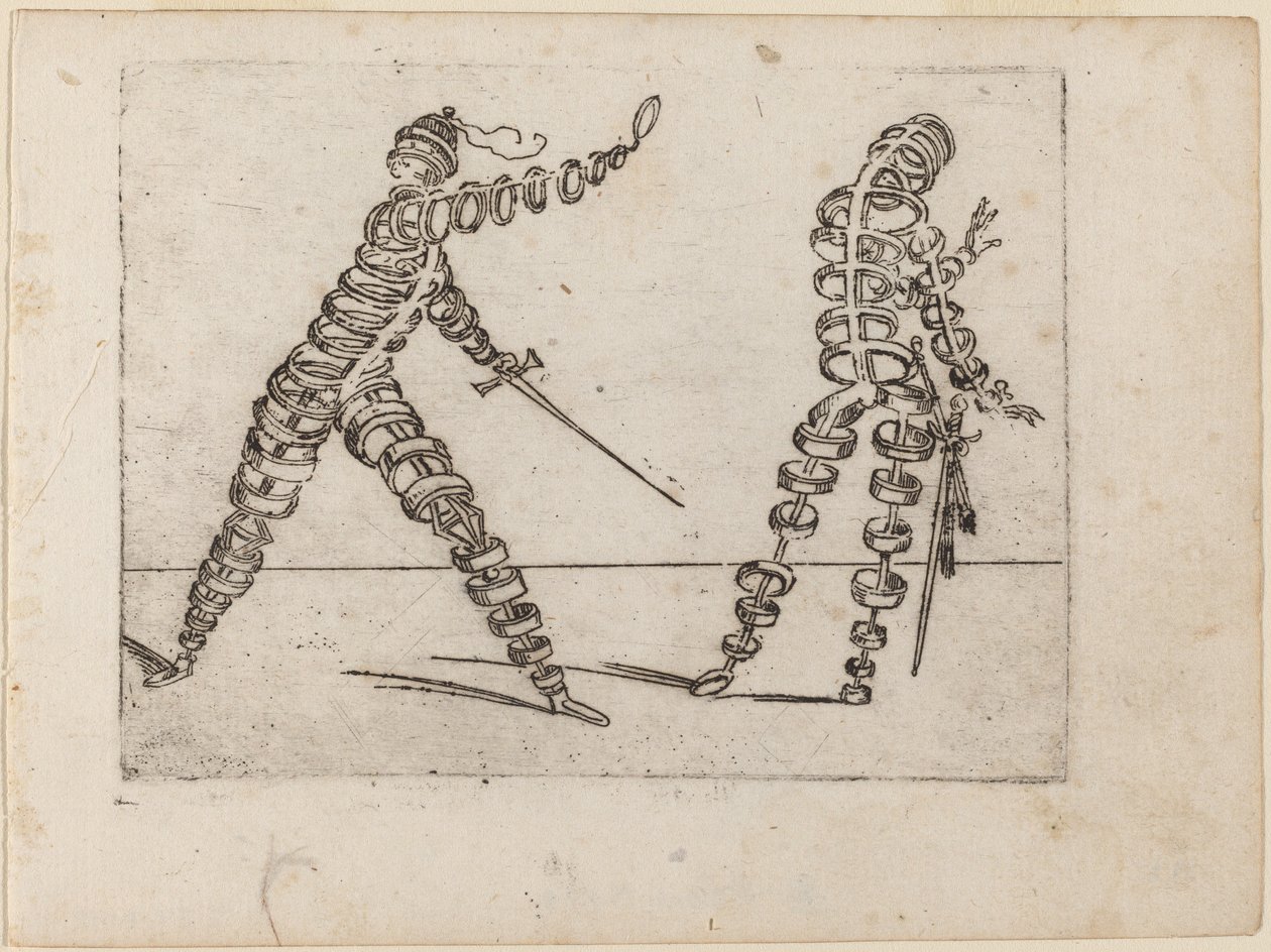 Aus "Bizzarie di varie Figure" von Giovanni Battista Bracelli
