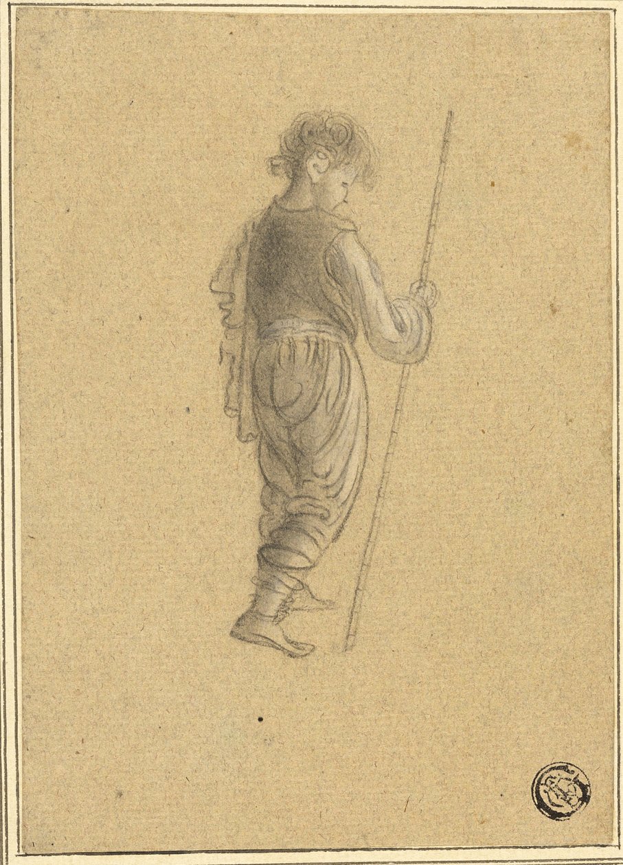 Junge mit Stab von Giovanni Battista Cipriani
