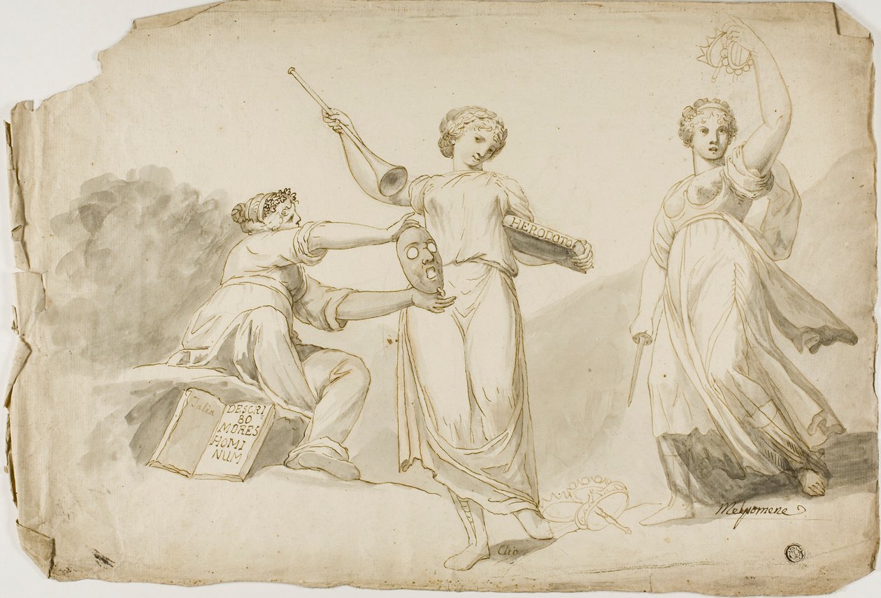 Thalia, Clio und Melpomene von Giovanni Battista Cipriani