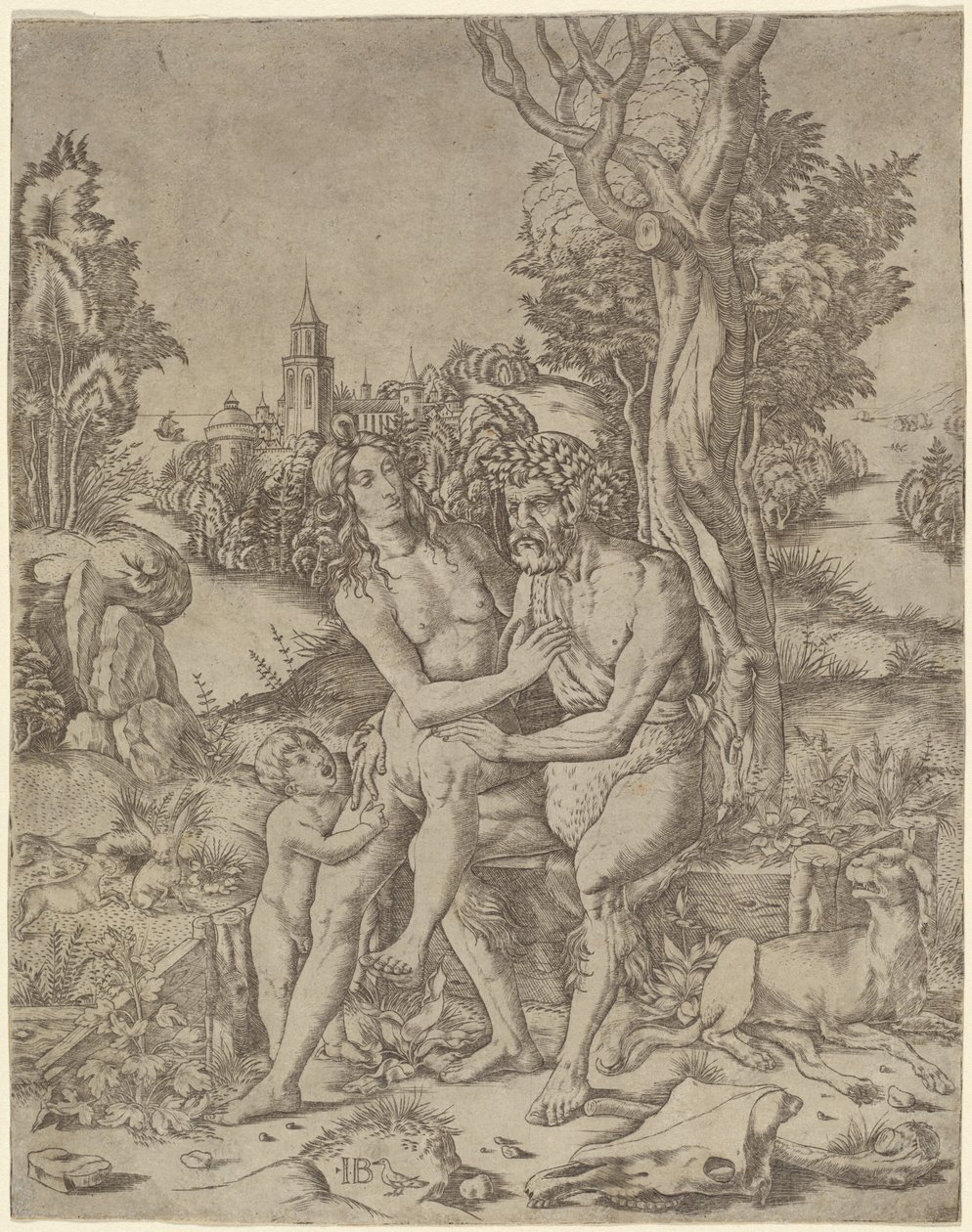 Faunenfamilie von Giovanni Battista Palumba