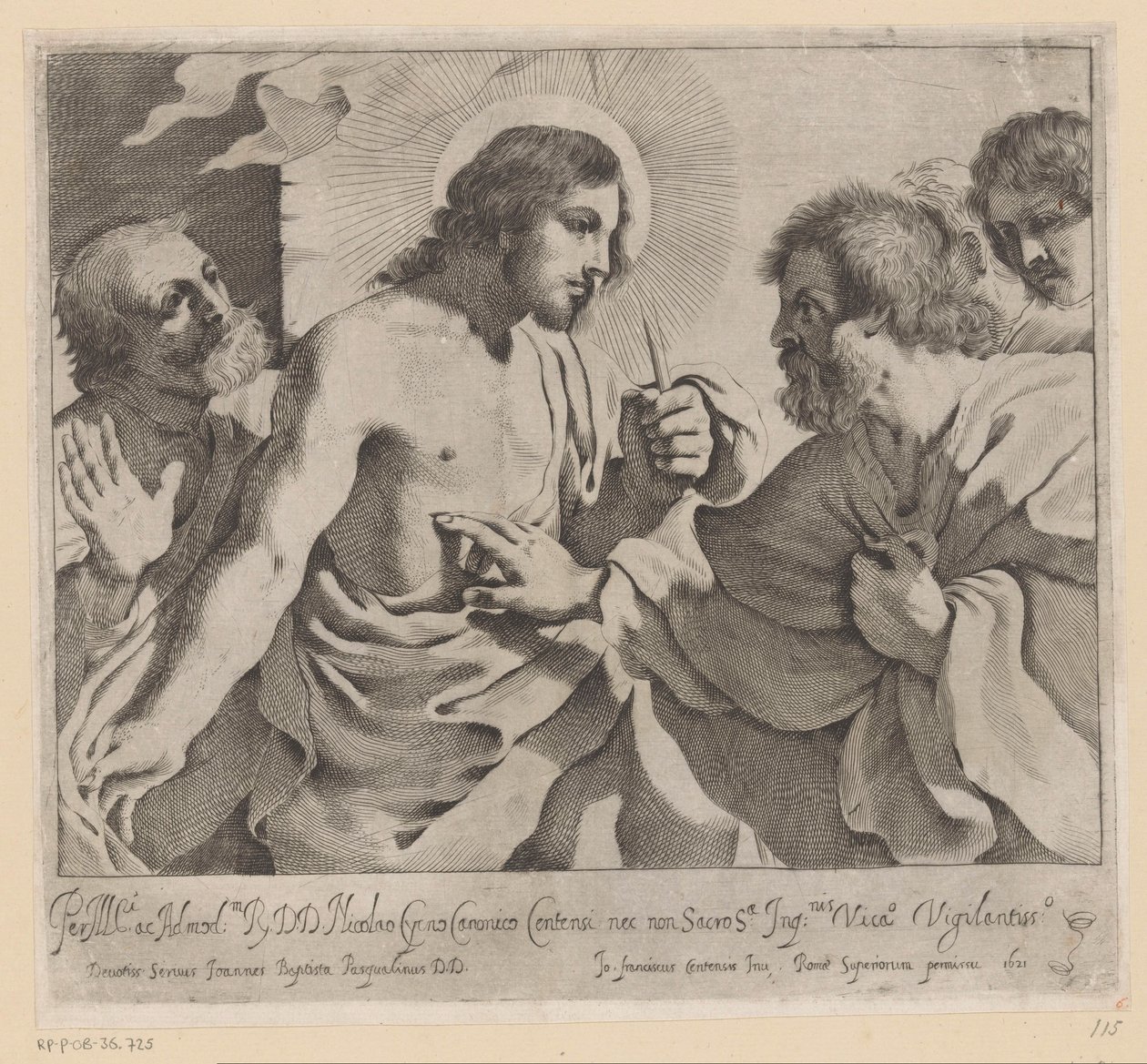 Der Unglaube des Thomas von Giovanni Battista Pasqualini