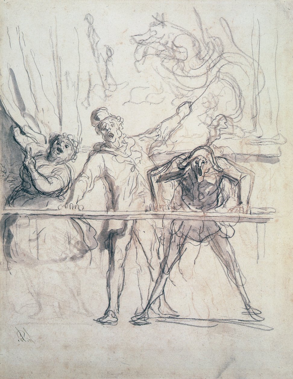 Studie, 18. Jahrhundert von Giovanni Battista Tiepolo