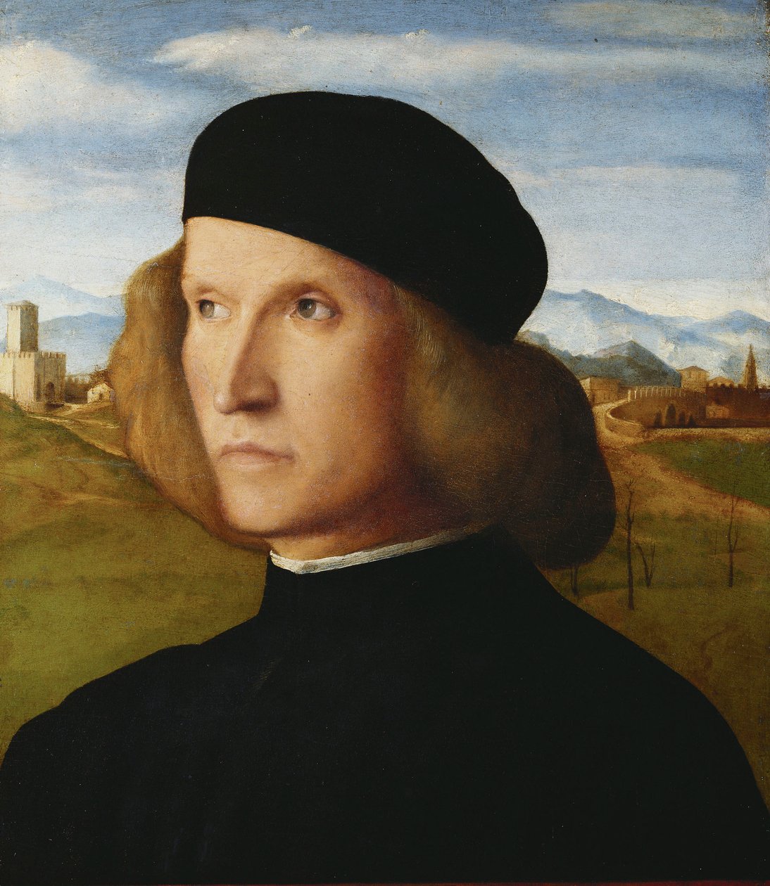 Porträt eines jungen Mannes von Giovanni Bellini