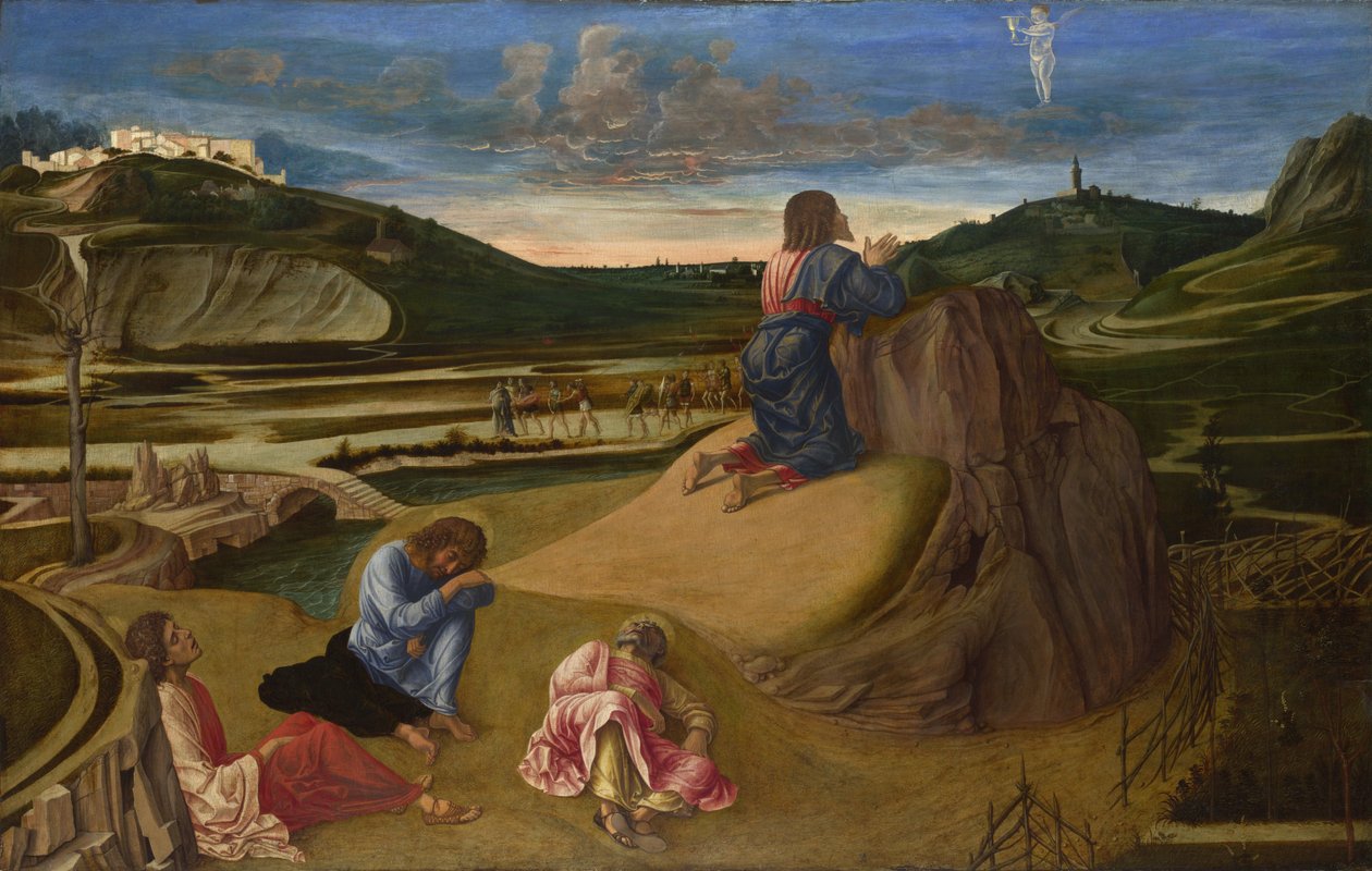 Die Agonie im Garten, ca. 1465 von Giovanni Bellini