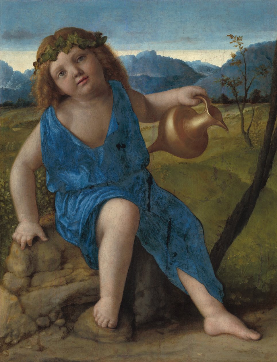 Der kleine Bacchus (wahrscheinlich 1505-1510) von Giovanni Bellini