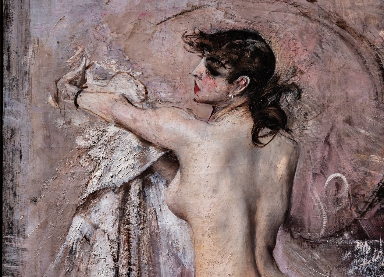 Nach dem Bad (Detail) von Giovanni Boldini