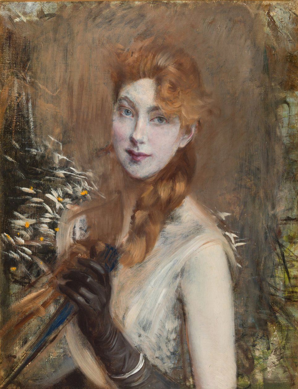 La treccia bionda, ca. 1891 von Giovanni Boldini