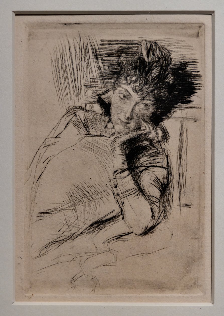 Nachdenkliche Frau von Giovanni Boldini