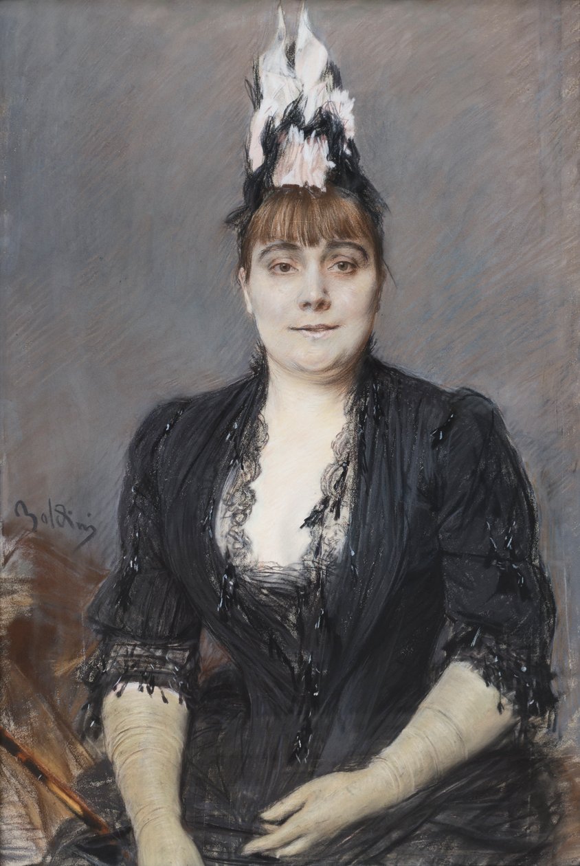 Porträt einer Dame von Giovanni Boldini