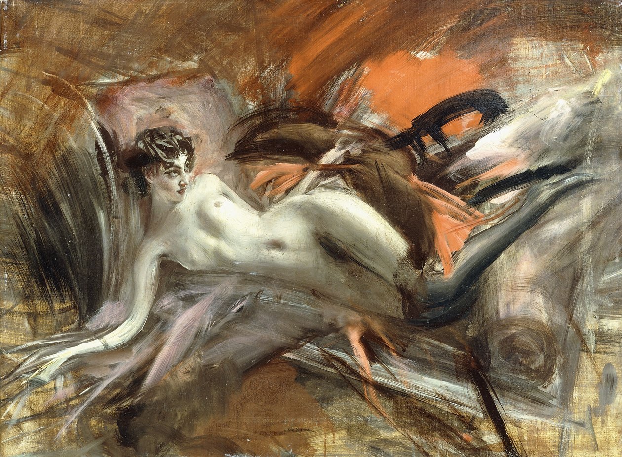 Liegender Akt von Giovanni Boldini