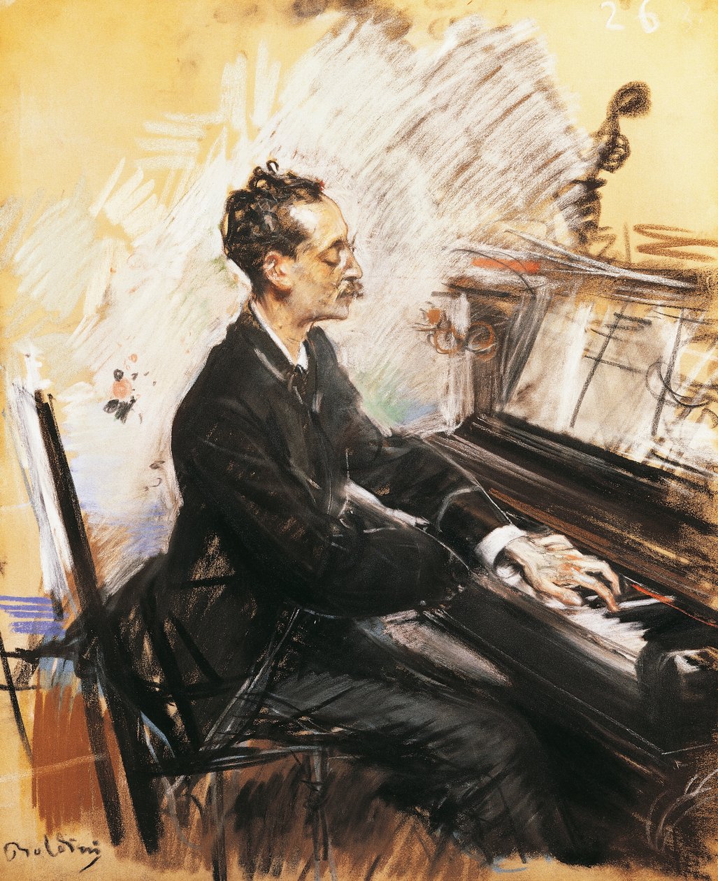 Der Pianist Rey Colaco von Giovanni Boldini