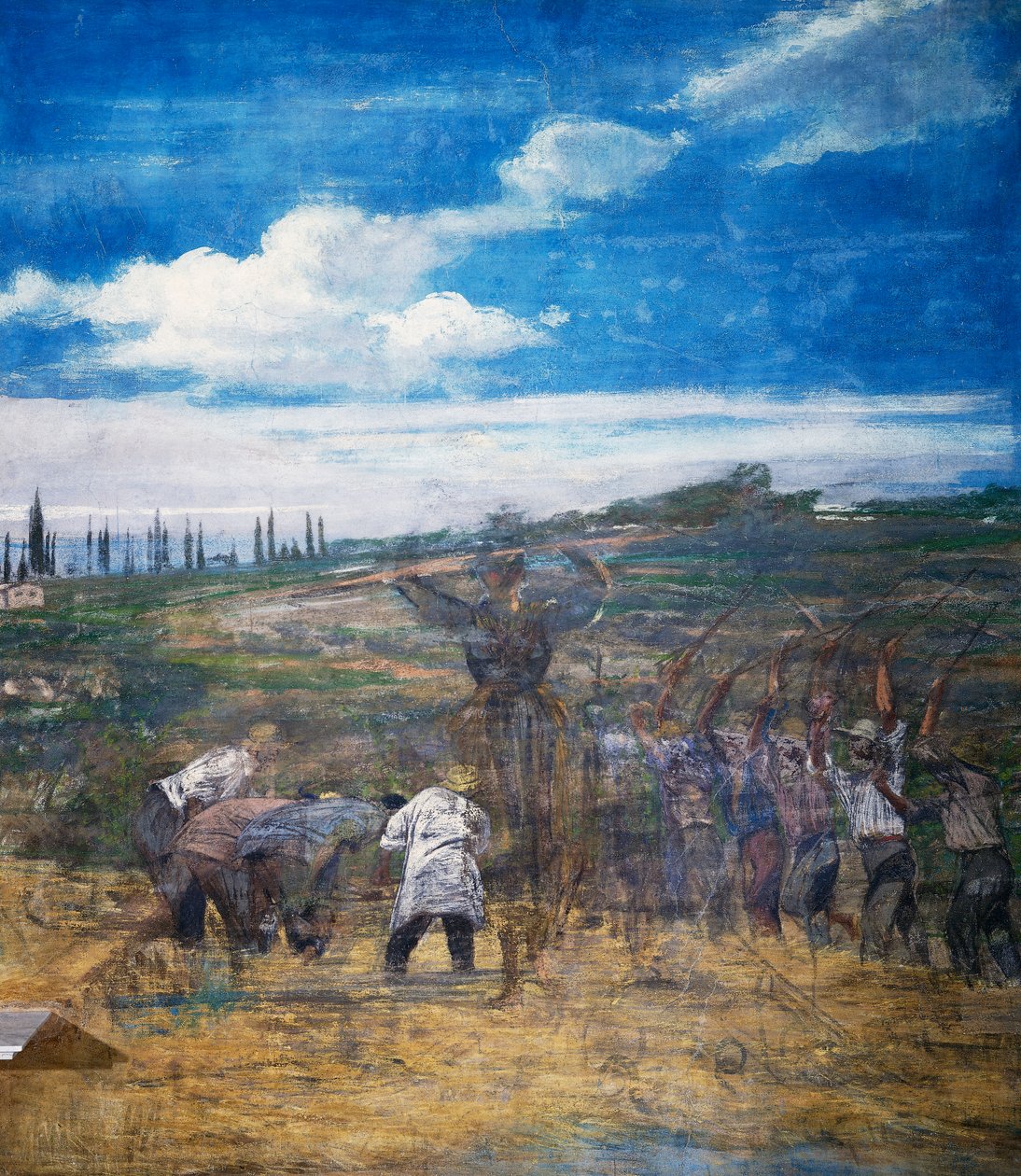 Getreide dreschen von Giovanni Boldini