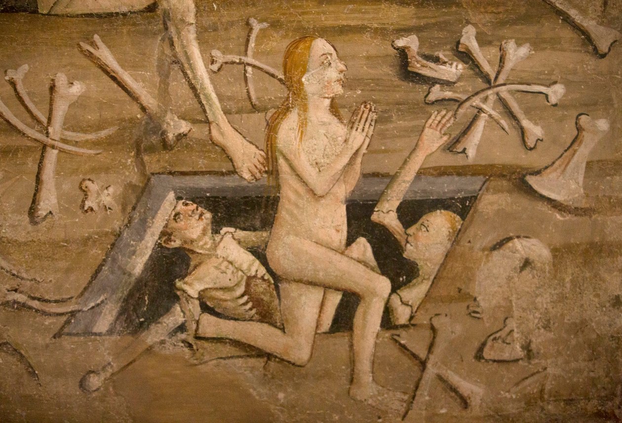 Das Jüngste Gericht, ca. 1492 von Giovanni Canavesio