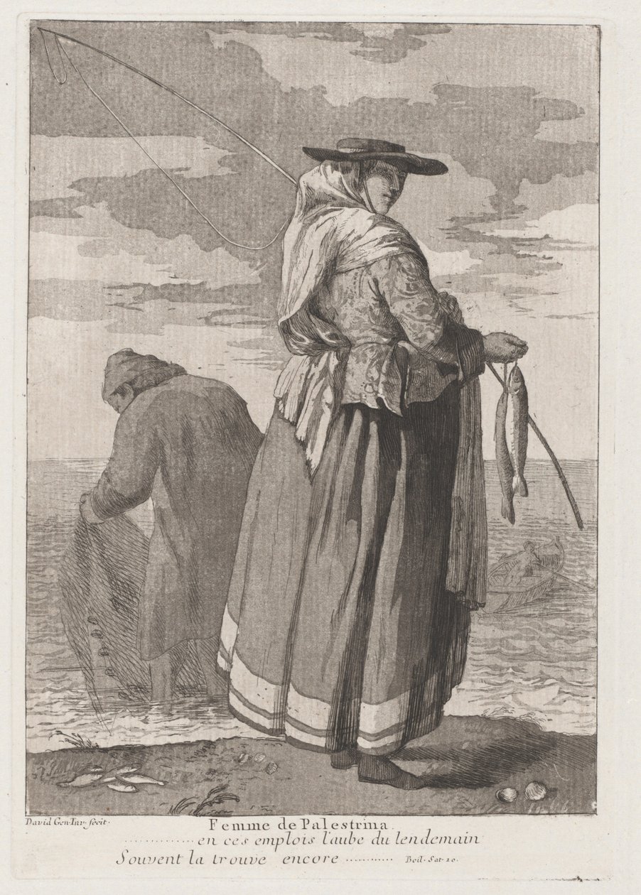 Frau aus Pellestrina von Giovanni David
