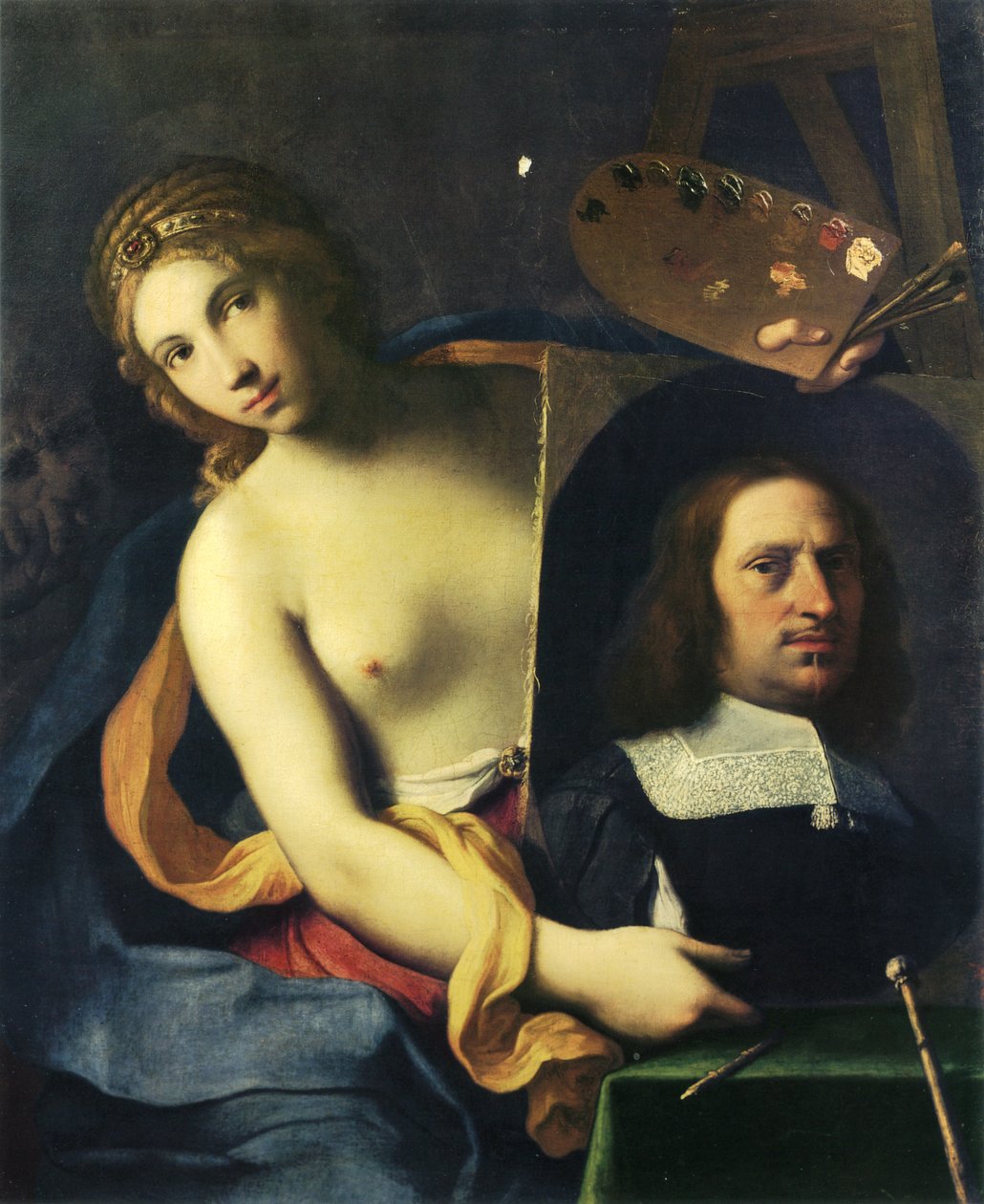 Allegorie der Malerei von Giovanni Domenico Cerrini