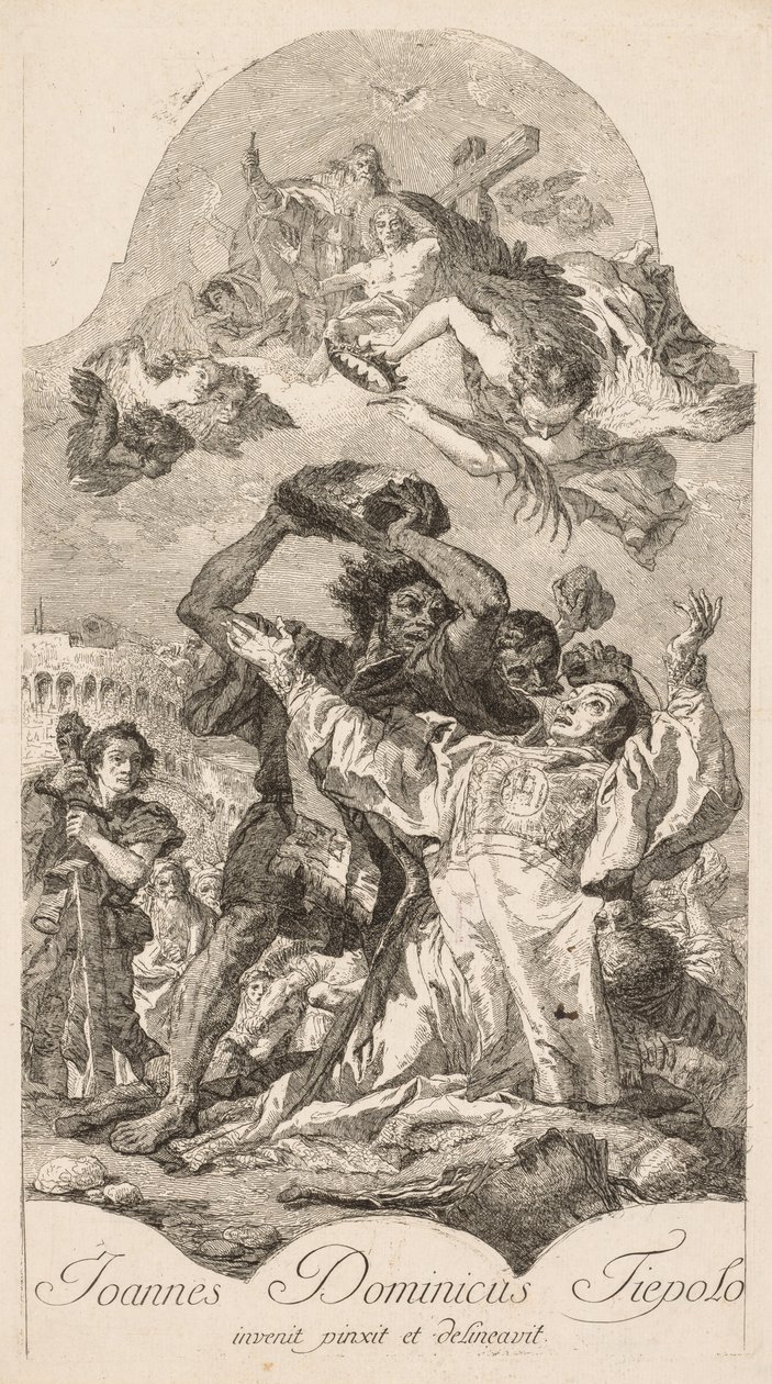 Martyrium des hl. Stephanus von Giovanni Domenico Tiepolo