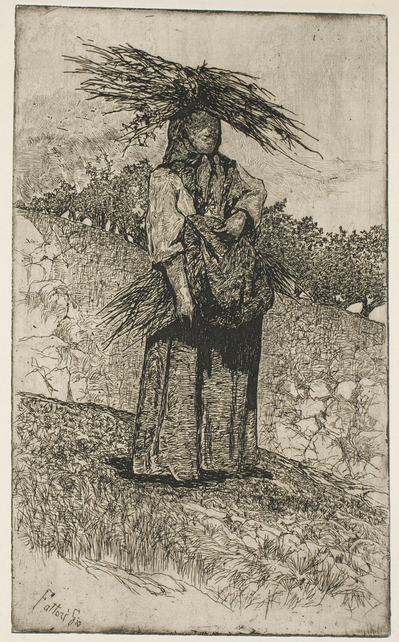 Boscaiola von Giovanni Fattori
