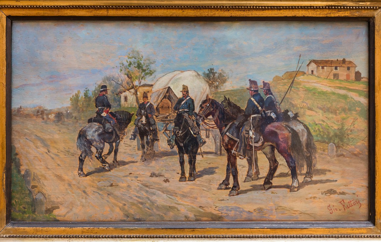 Ruhende Kavallerie von Giovanni Fattori