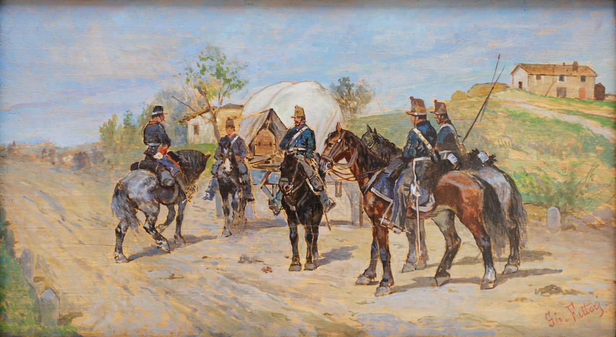 Ruhende Kavallerie von Giovanni Fattori