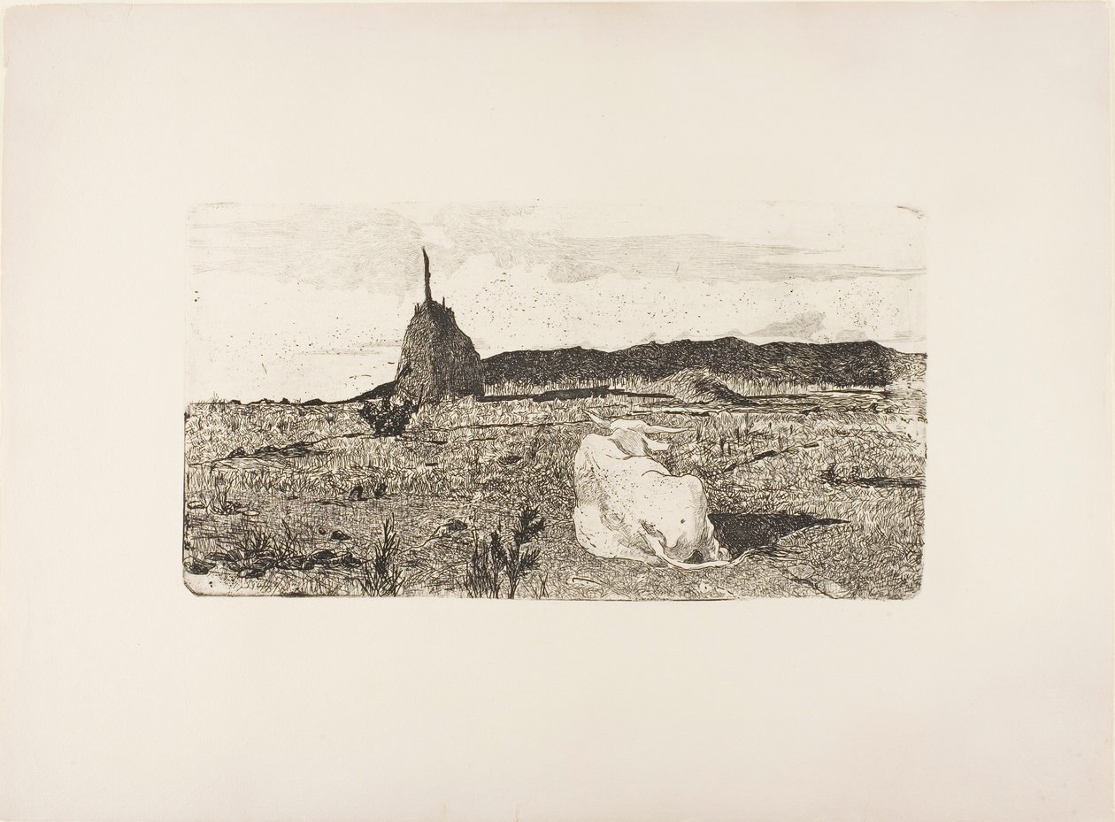 Heilige Kuh von Giovanni Fattori