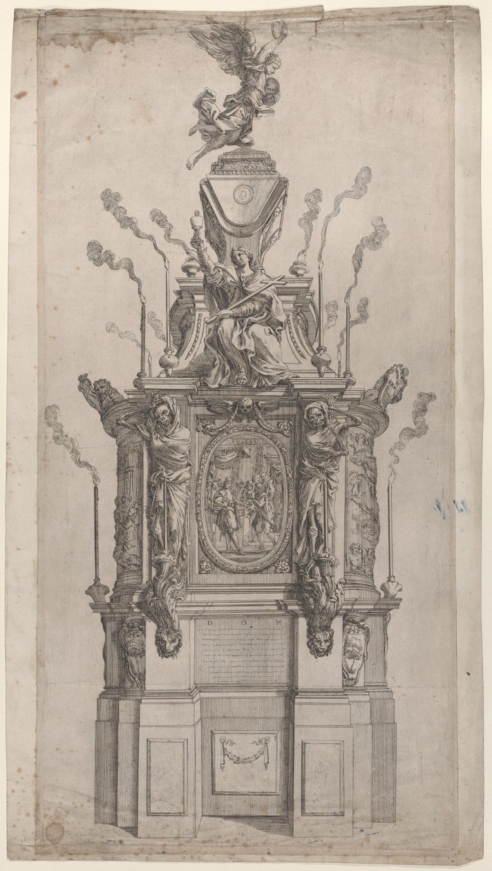 Katafalk von Giovanni Francesco Grimaldi