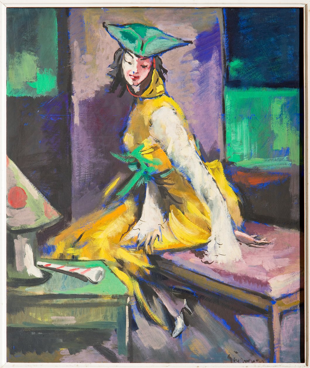 Maskierte Frau von Giovanni Guerzoni