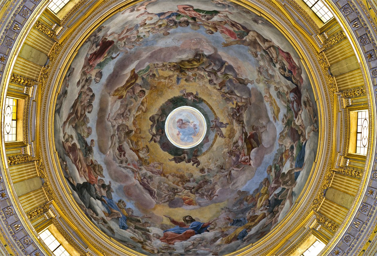 Herrlichkeit des Paradieses von Giovanni Lanfranco