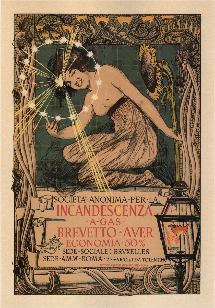 Incandescenza Gesellschaft, 1895 von Giovanni Mataloni