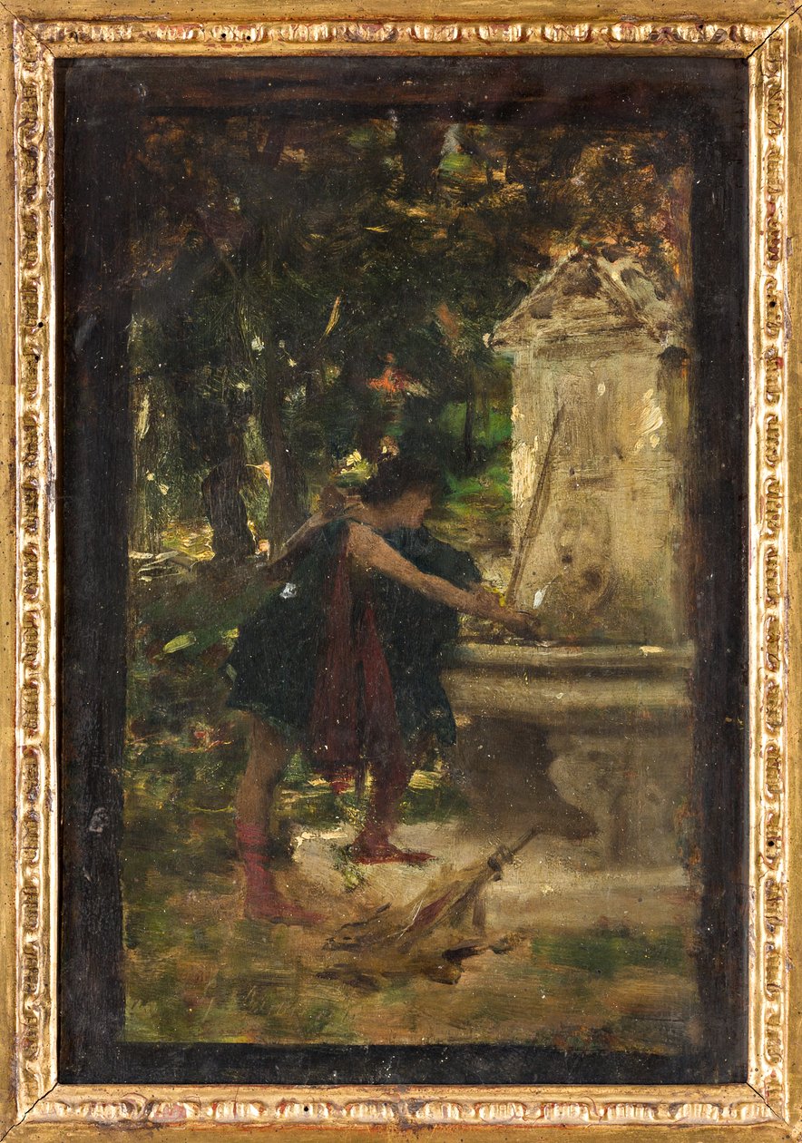 Am Brunnen von Giovanni Muzzioli