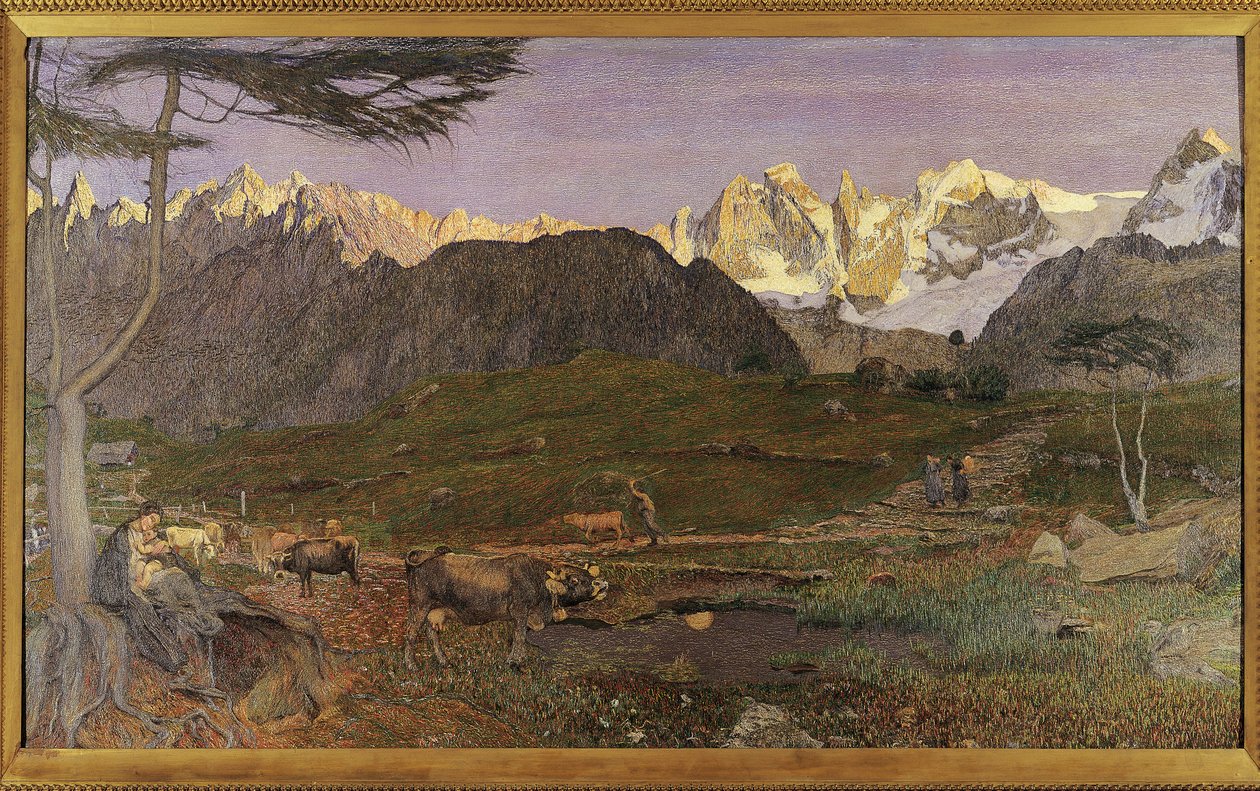 Alpentriptychon Leben von Giovanni Segantini
