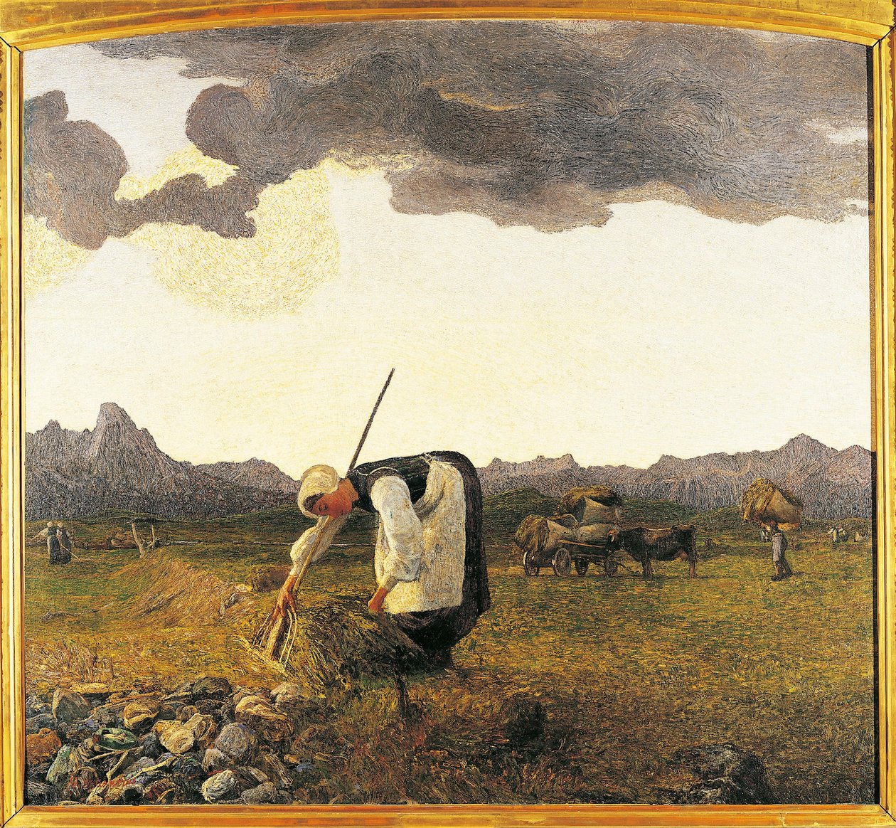 Die Heuernte von Giovanni Segantini