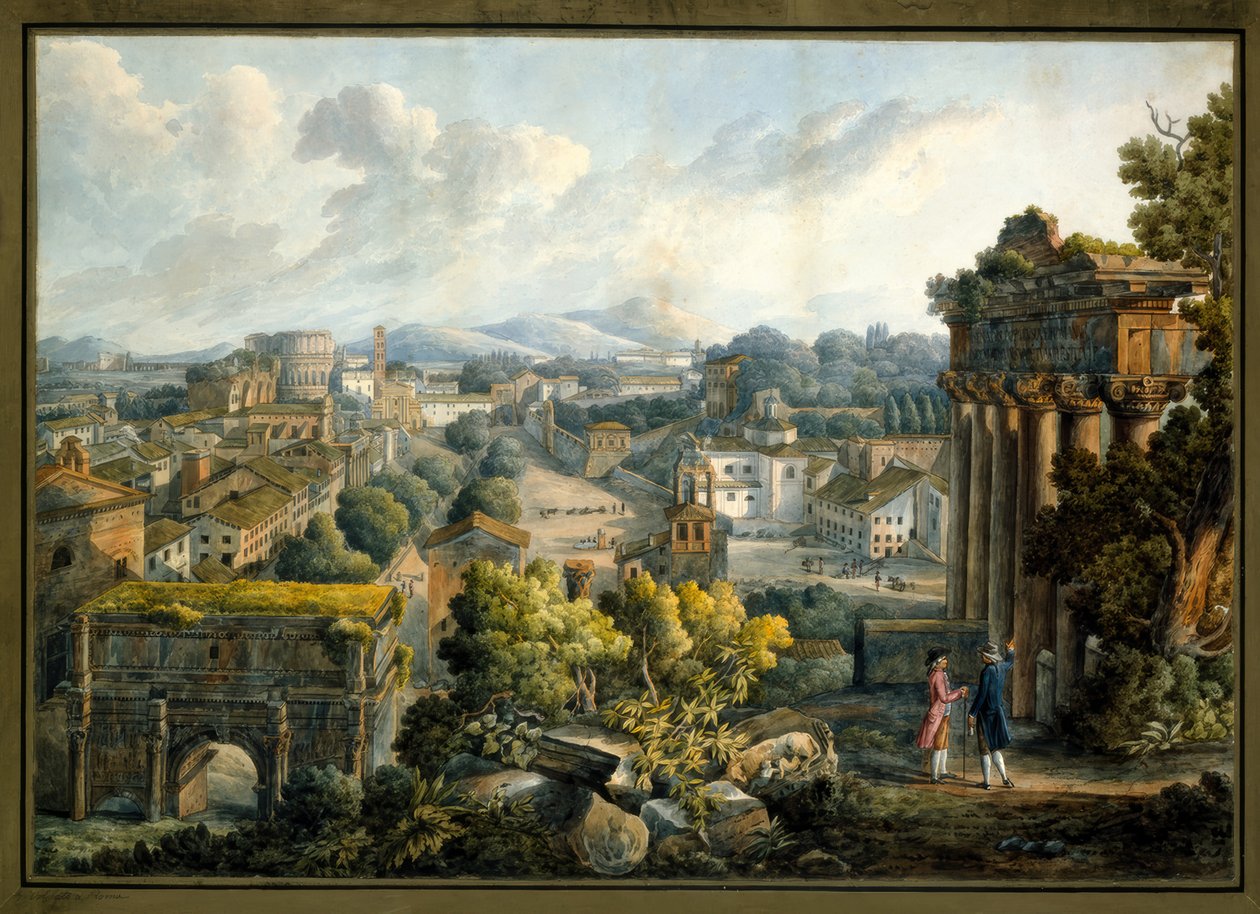 Veduta des Forum Romanum von Giovanni Volpato