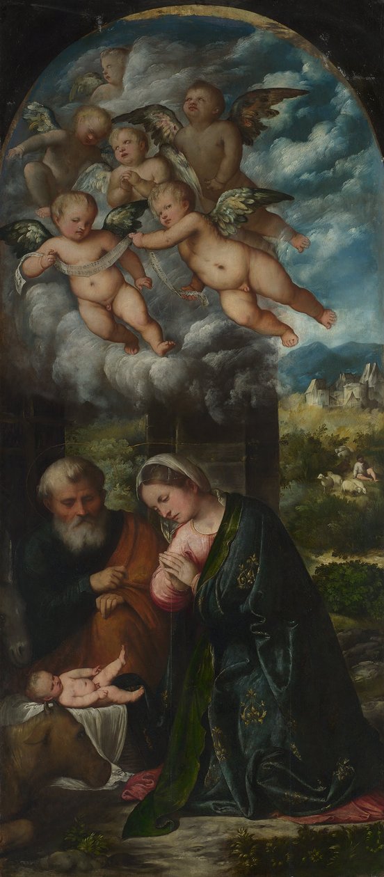 Die Geburt Christi von Girolamo Romanino