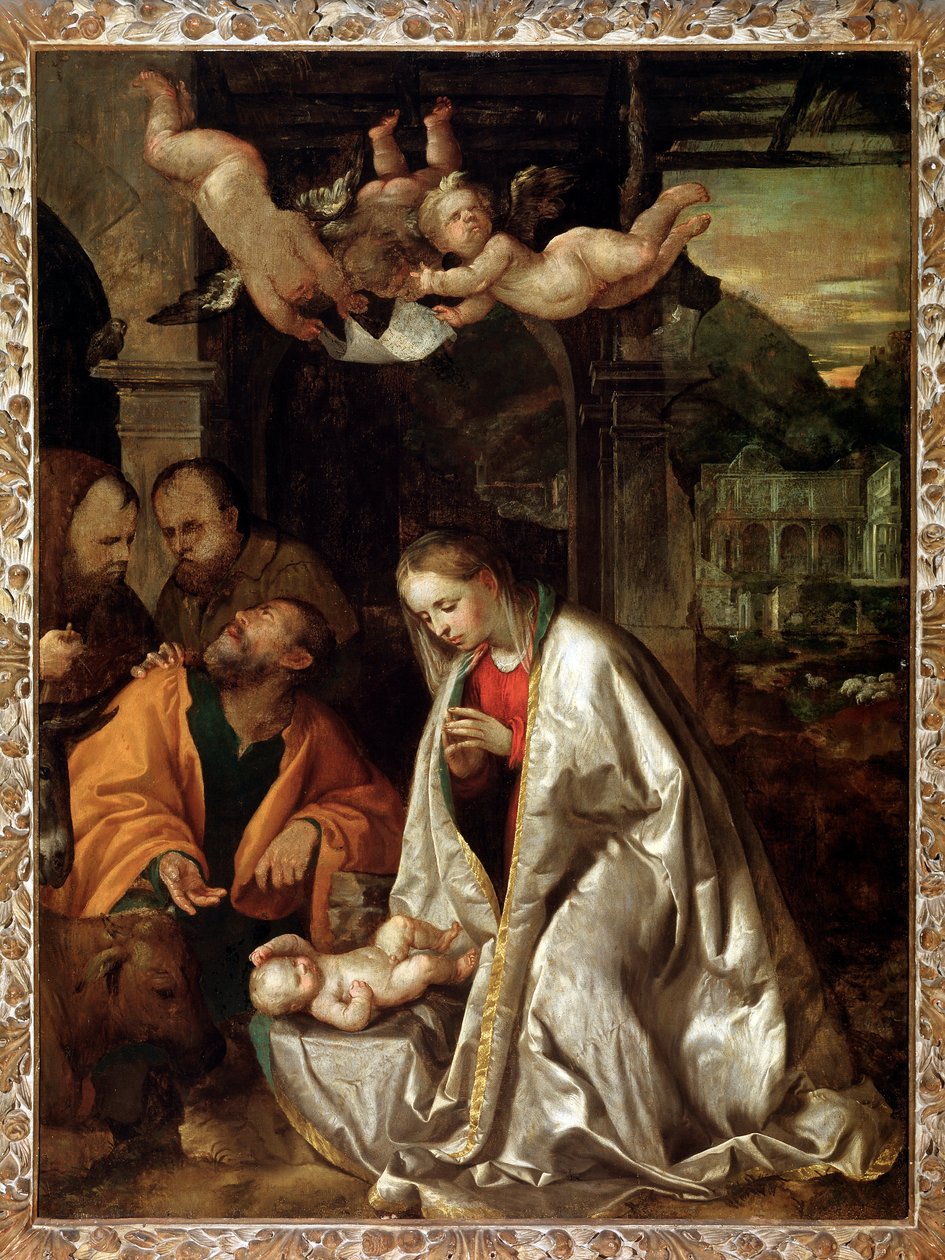 Geburt Christi von Girolamo Romanino