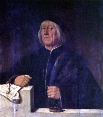 Porträt von Theophile Folengo von Girolamo Romanino