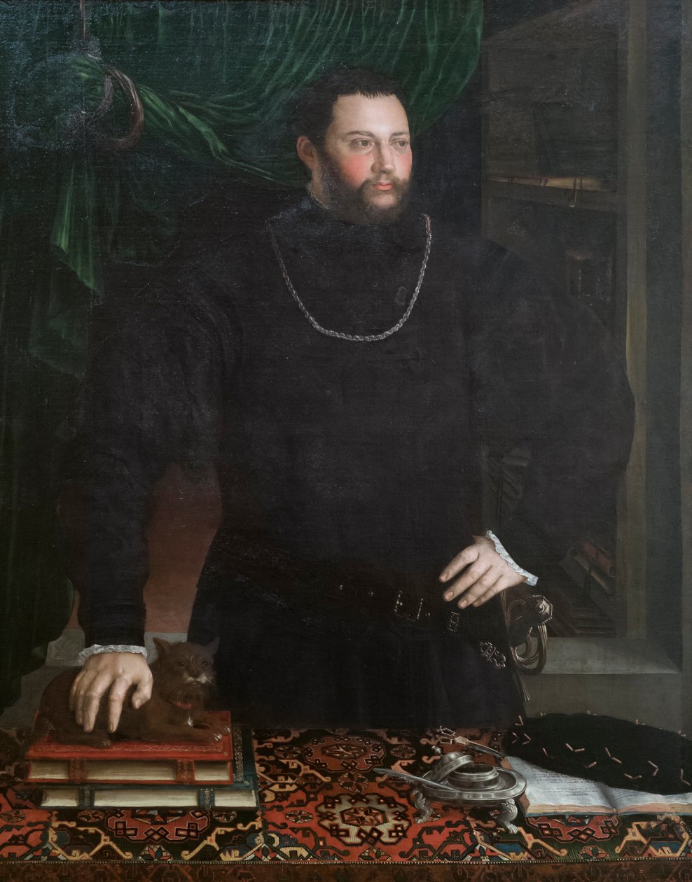 Porträt eines Gentlemans von Girolamo da Carpi