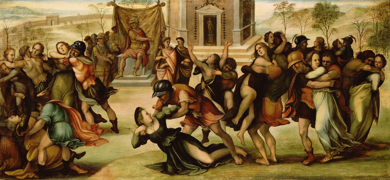 Raub der Sabinerinnen, ca. 1520 von Girolamo del Pacchia