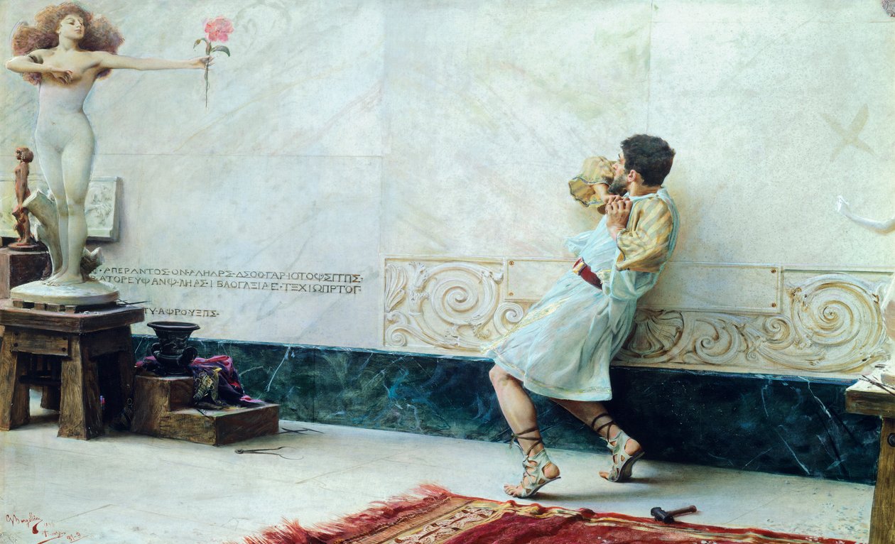 Pygmalion und Galatea von Giulio Bargellini