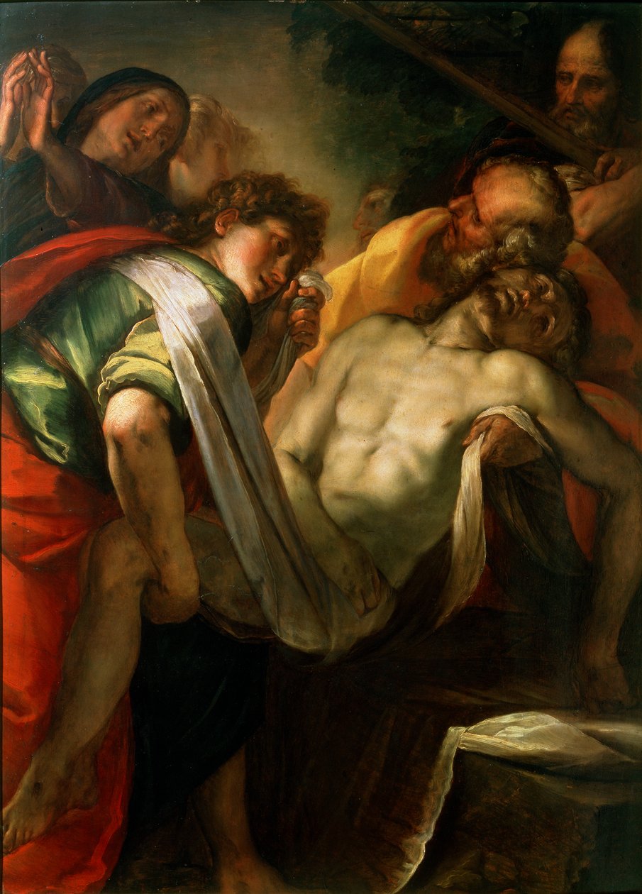 Die Grablegung Christi, 1620er von Giulio Cesare Procaccini