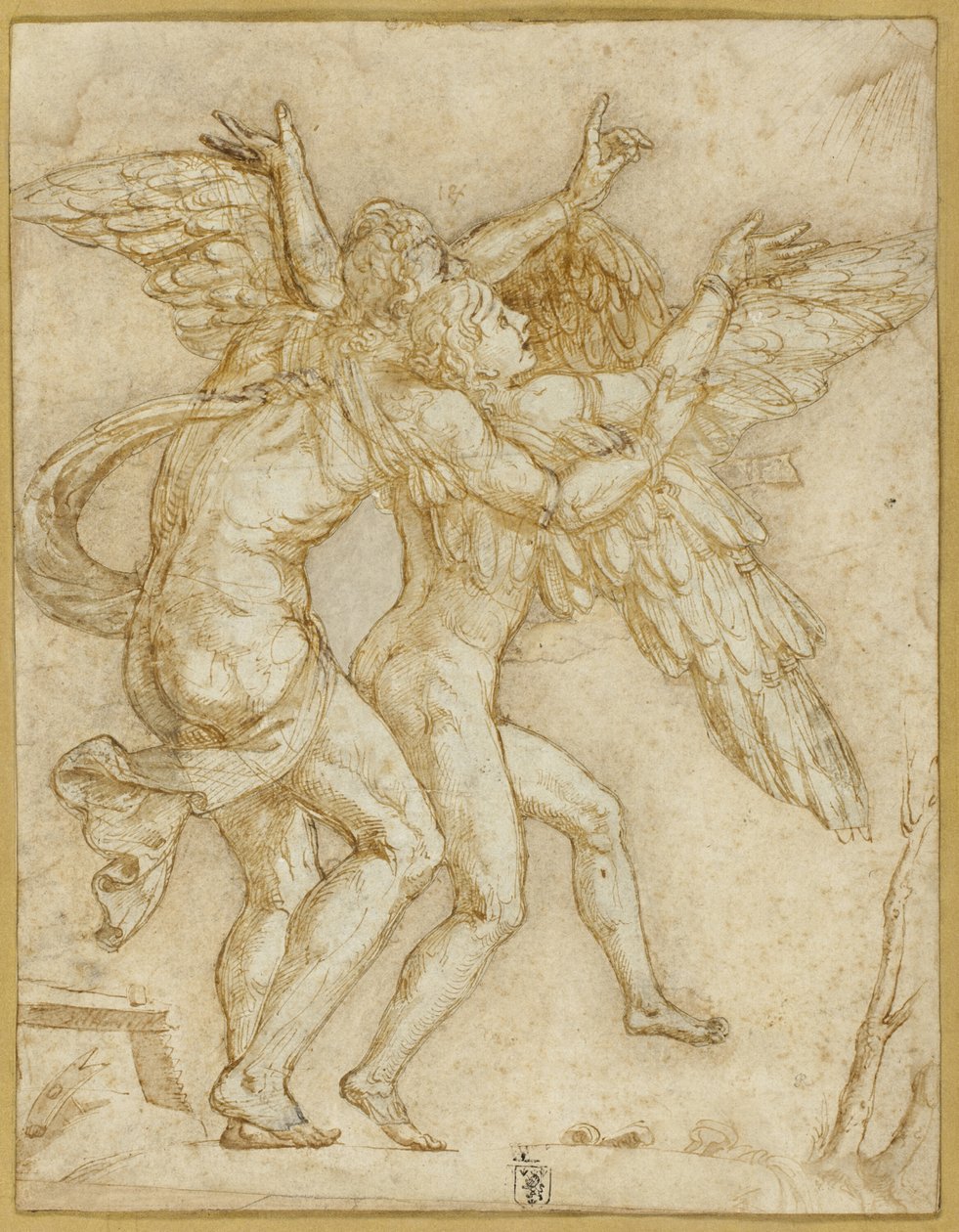 Dädalus und Ikarus von Giulio Romano