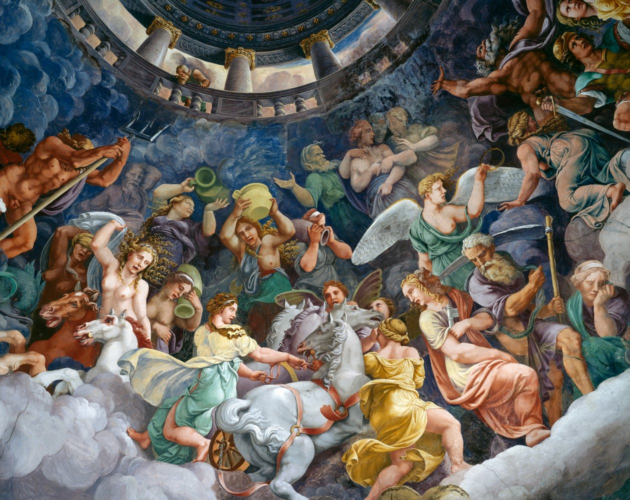 Götter des Olymp von Giulio Romano